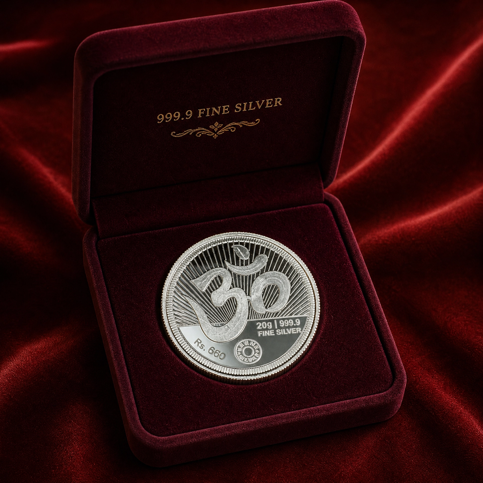 Silver Coin Front View